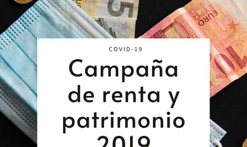 Renta patrimonio 2019 covid